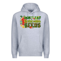 Heather Grey dont eat watermelon seeds with summer Premium Hoodie - texasbilliewilder