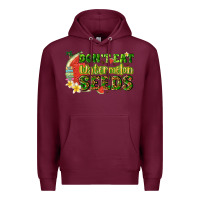 Burgundy dont eat watermelon seeds with summer Premium Hoodie - texasbilliewilder