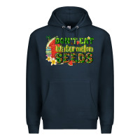 Navy dont eat watermelon seeds with summer Premium Hoodie - texasbilliewilder