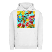 Pigment Lunar Rock fruits tie dye seamless pattern Urban Hoodie - Zillion Design Studio