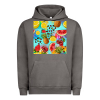 Pigment Tornado fruits tie dye seamless pattern Urban Hoodie - Zillion Design Studio