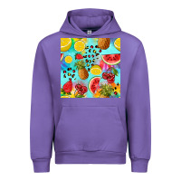 Tulip fruits tie dye seamless pattern Urban Hoodie - Zillion Design Studio
