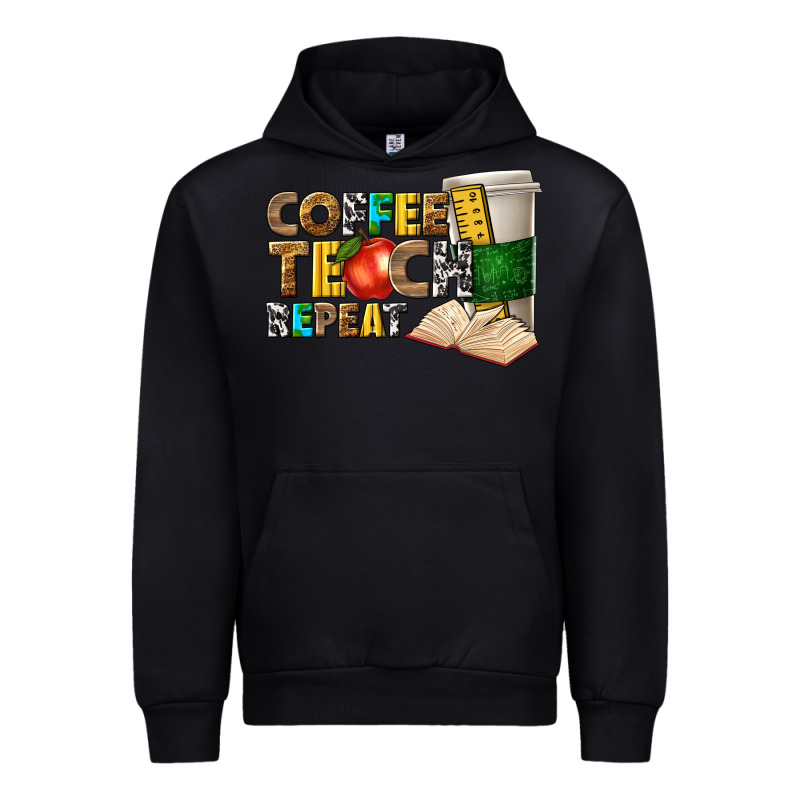 Coffee Teach Repeat Urban Hoodie by texasbilliewilder | Teevron