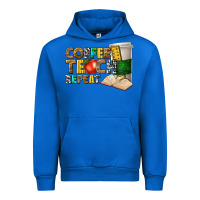 Cobalt coffee teach repeat Urban Hoodie - texasbilliewilder