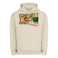 Pigment French Oak coffee teach repeat Urban Hoodie - texasbilliewilder