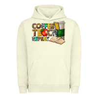 Pigment Pistachio coffee teach repeat Urban Hoodie - texasbilliewilder