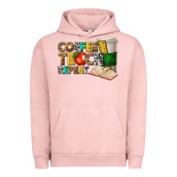 Pigment Salmon coffee teach repeat Urban Hoodie - texasbilliewilder