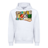 White coffee teach repeat Urban Hoodie - texasbilliewilder