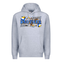 Heather Grey brother volleyball Premium Hoodie - Zillion Design Studio