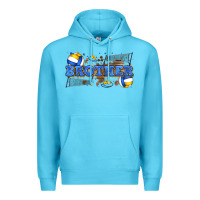 Ocean Blue brother volleyball Premium Hoodie - Zillion Design Studio