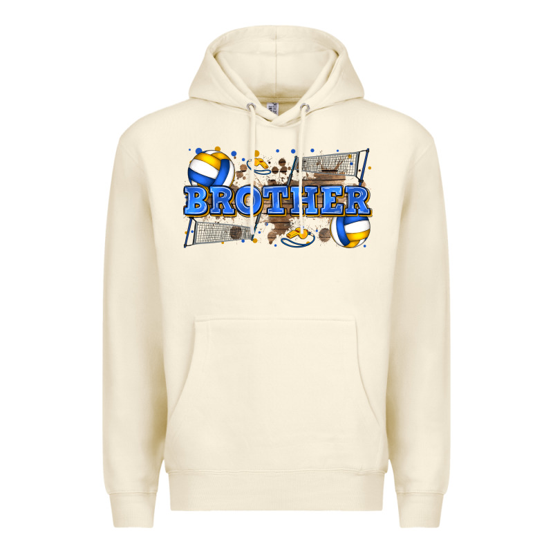 Brother Volleyball Premium Hoodie by Zillion Design Studio | Teevron