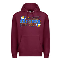 Burgundy brother volleyball Premium Hoodie - Zillion Design Studio