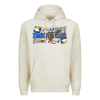 Oatmeal Heather brother volleyball Premium Hoodie - Zillion Design Studio