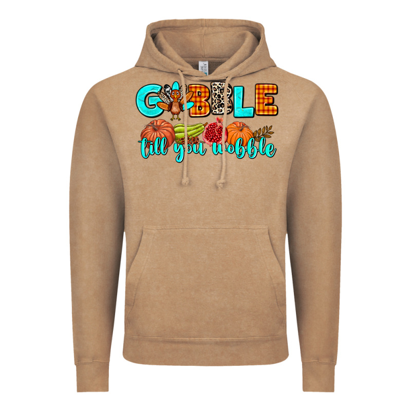 Gobble Till You Wobble Vintage Hoodie by AdoDesignShop | Teevron