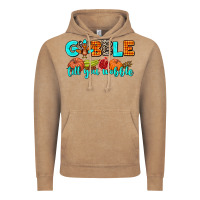 Vintage Coffee gobble till you wobble Vintage Hoodie - AdoDesignShop