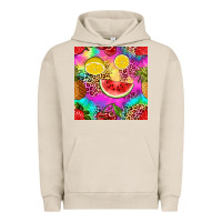 Pigment French Oak fruits leopard tie dye seamless pattern Urban Hoodie - Zillion Design Studio