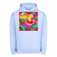 Pigment Grape Ice fruits leopard tie dye seamless pattern Urban Hoodie - Zillion Design Studio