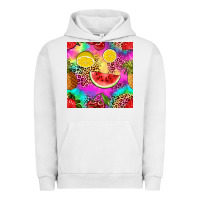 Pigment Lunar Rock fruits leopard tie dye seamless pattern Urban Hoodie - Zillion Design Studio