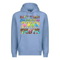 Colony Blue dont worry ive had both my shots Premium Hoodie - texasbilliewilder