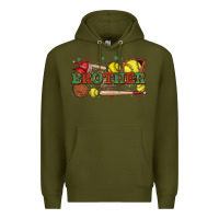 Army Green brother softball Premium Hoodie - Zillion Design Studio