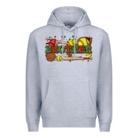 Heather Grey brother softball Premium Hoodie - Zillion Design Studio