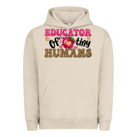 Pigment French Oak educator of tiny humans Urban Hoodie - texasbilliewilder