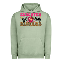 Pigment Oil Green educator of tiny humans Urban Hoodie - texasbilliewilder