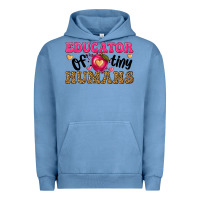Pigment Pebble Blue educator of tiny humans Urban Hoodie - texasbilliewilder