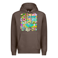 Coffee he dont love me like tequila does Premium Hoodie - texasbilliewilder