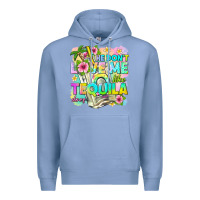 Colony Blue he dont love me like tequila does Premium Hoodie - texasbilliewilder