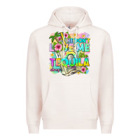 Pale Pink he dont love me like tequila does Premium Hoodie - texasbilliewilder