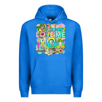 True Royal he dont love me like tequila does Premium Hoodie - texasbilliewilder