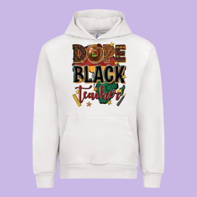 Dope Black Teacher Urban Hoodie Designed By Texasbilliewilder
