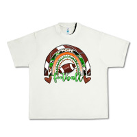 Pistachio Football Rainbow Urban Heavy Tee - RanaPortraitStore