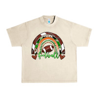 Sandshell Football Rainbow Urban Heavy Tee - RanaPortraitStore