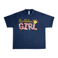 Navy Birthday girl balloon Urban Heavy Tee - Artiststas