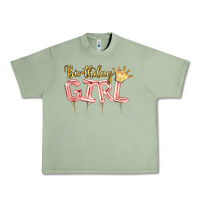 Oil Green Birthday girl balloon Urban Heavy Tee - Artiststas