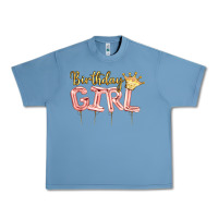 Pebble Blue Birthday girl balloon Urban Heavy Tee - Artiststas