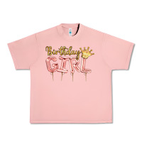 Salmon Birthday girl balloon Urban Heavy Tee - Artiststas