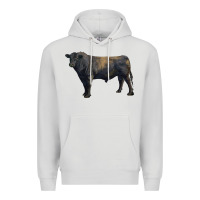 Dove Grey black angus bull Premium Hoodie - RanaPortraitStore