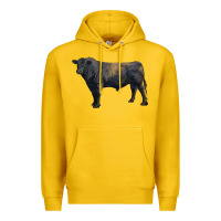 Lemon black angus bull Premium Hoodie - RanaPortraitStore