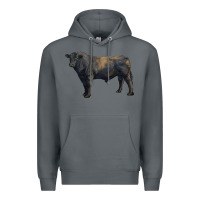 Rock black angus bull Premium Hoodie - RanaPortraitStore
