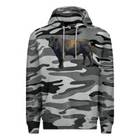 Slate Camo black angus bull Premium Hoodie - RanaPortraitStore