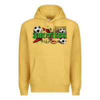 Antique Gold brother soccer Premium Hoodie - Zillion Design Studio