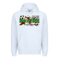 White brother soccer Premium Hoodie - Zillion Design Studio