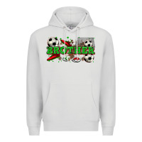 Dove Grey brother soccer Premium Hoodie - Zillion Design Studio