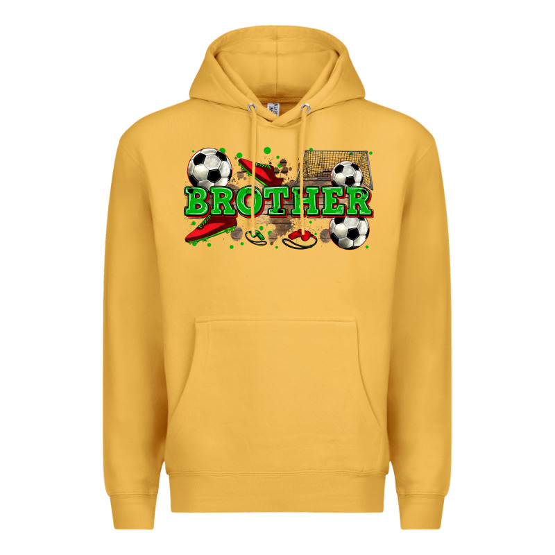 Brother Soccer Premium Hoodie by Zillion Design Studio | Teevron