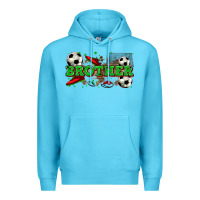 Ocean Blue brother soccer Premium Hoodie - Zillion Design Studio