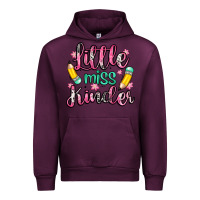 Mauve Wine little miss kindergarten Urban Hoodie - Zillion Design Studio