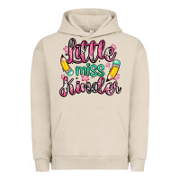 Pigment French Oak little miss kindergarten Urban Hoodie - Zillion Design Studio